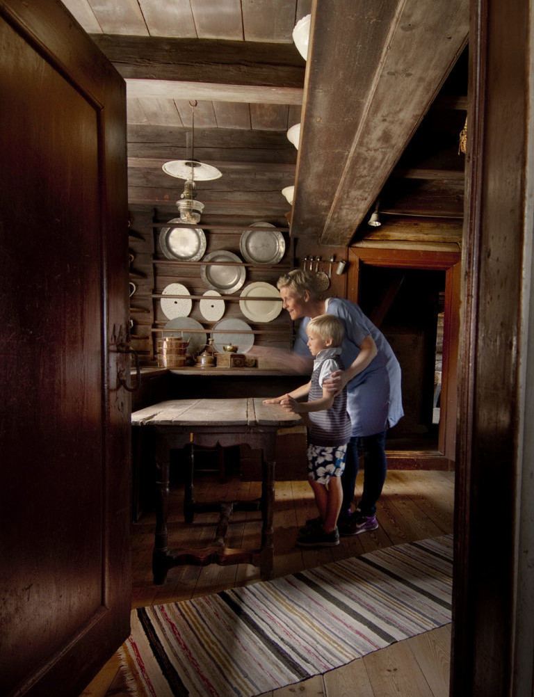 Kjøkkenet på Merdøgaard (foto: Visit Sørlandet)